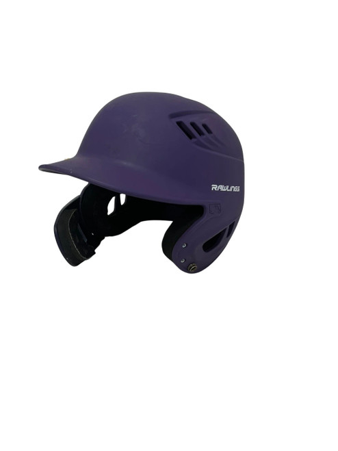 Vist Large View of Product Image Which is Used Rawlings R16S Sr OSFM Batting Helmet No Mask Purple