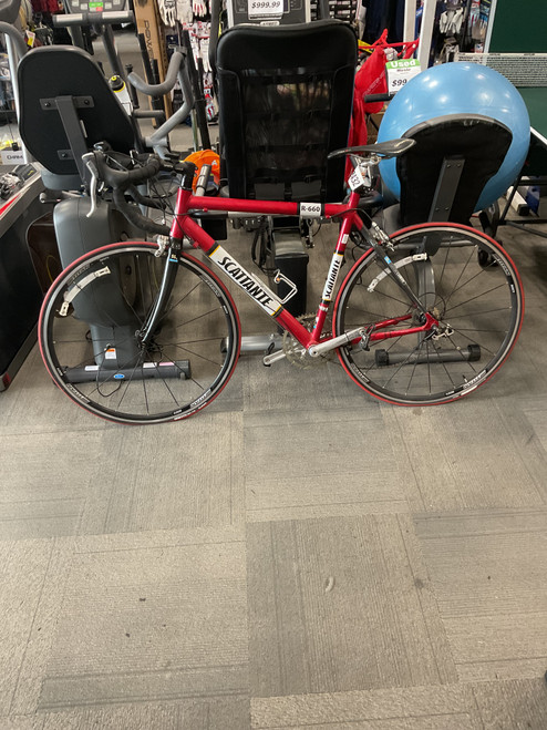 Vist Large View of Product Image Which is Used SCATTANTE R-650 Road Bike Mens Red 56-58cm - LG Frame