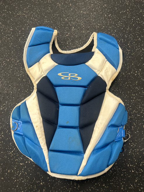 Vist Large View of Product Image Which is Used BoomBah CP Catchers Chest Protector Royal Blue Intermed