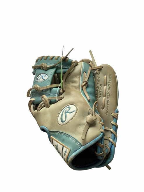 Vist Large View of Product Image Which is Used Rawlings HEART OF THE HIDE SZ 11.5 RHT BB/SB Glove RH Throw Grey 11 1/2"