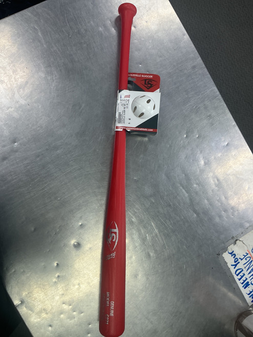Vist Large View of Product Image Which is New LOUISVILLE SLUGGER RED BAT/BALL SET