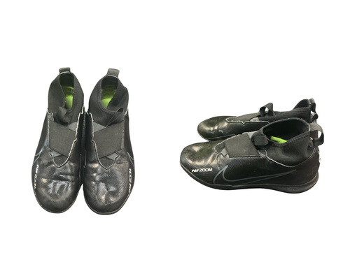 Vist Large View of Product Image Which is Used Nike MERCURIAL AIR ZOOM Soccer Indoor Shoes Black Senior 5.5