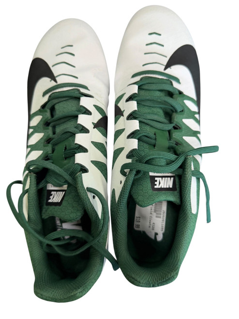 Vist Large View of Product Image Which is Used Nike Track & Field Cleats Adult Green Senior 9.5