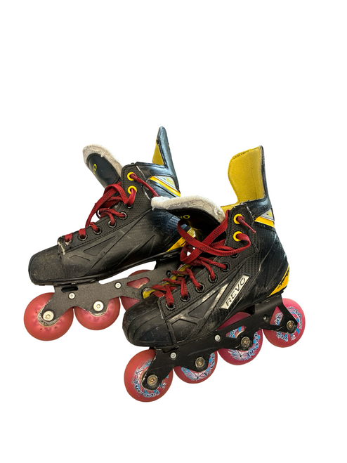 Vist Large View of Product Image Which is Used REVO  1 Junior Aggressive Skates Black Junior 01