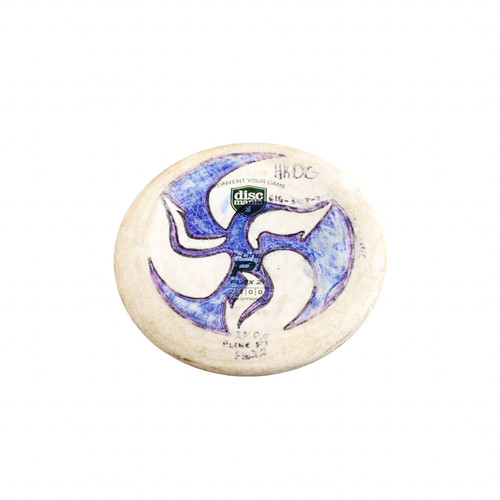 Vist Large View of Product Image Which is Used Discmania P1 Disc Golf Putter White