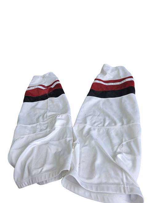 Vist Large View of Product Image Which is Used HOCKEY SOCKS Hockey Sock White Adult