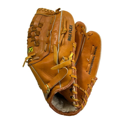 Vist Large View of Product Image Which is Used Mizuno MZ3601 BB/SB Glove RH Throw Brown 12 3/4"