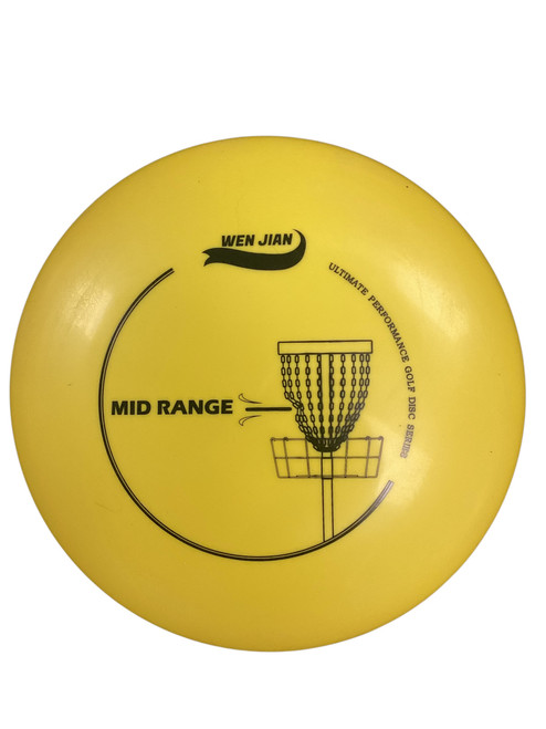 Vist Large View of Product Image Which is Used WEN JIAN MID RANGE Disc Golf Mid Range Yellow
