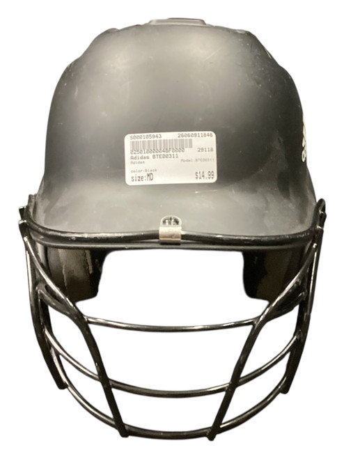 Vist Large View of Product Image Which is Used Adidas BTE00311 Batting Helmet w/Mask Black MD
