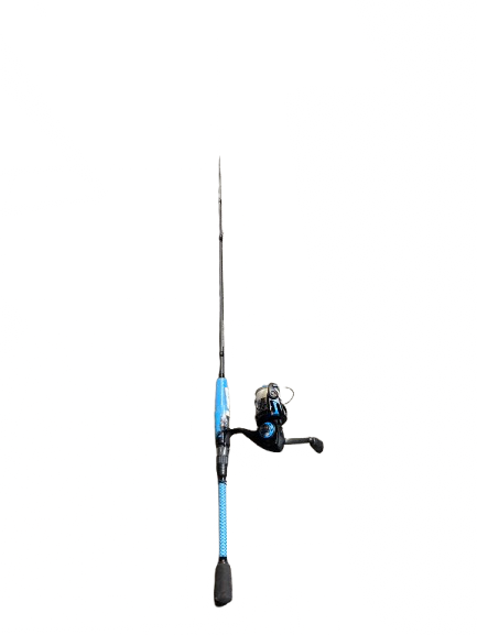 Vist Large View of Product Image Which is Used JUST ADD BAIT READY TO FISH COMBO Rod and Reel Combo