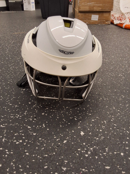 Vist Large View of Product Image Which is Used Cascade LX Lacrosse Helmet White One Size