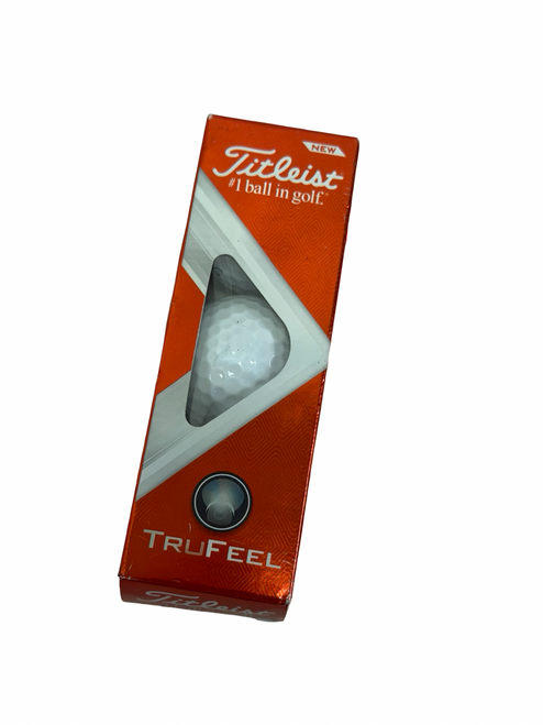 Vist Large View of Product Image Which is New Titleist TRUFEEL - 3 Ball - Golf Ball Sleeve