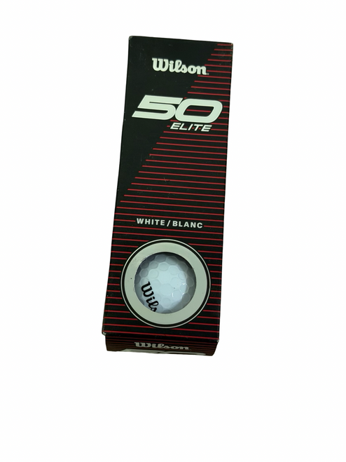 Vist Large View of Product Image Which is New Wilson 50 ELITE - 3 Ball - Golf Ball Sleeve