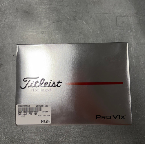 Vist Large View of Product Image Which is Used Titleist PRO V1X 12 Pack - Golf Balls