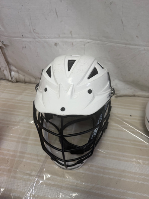 Vist Large View of Product Image Which is Used Cascade CPVR Lacrosse Helmet White M/L