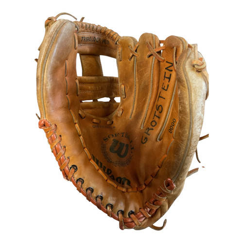 Vist Large View of Product Image Which is Used Wilson SOFTBALL BB/SB Glove RH Throw Brown 13"