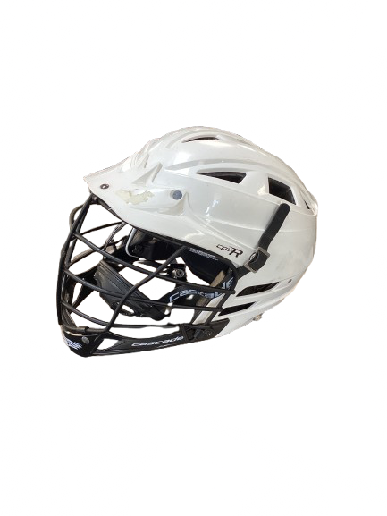Vist Large View of Product Image Which is Used Cascade CPV-R Lacrosse Helmet White MD
