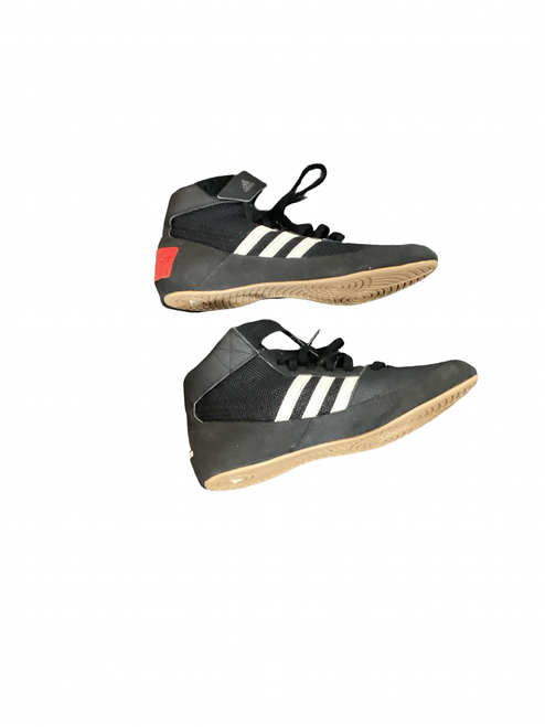Vist Large View of Product Image Which is Used Adidas Wrestling Shoes Black Senior 7