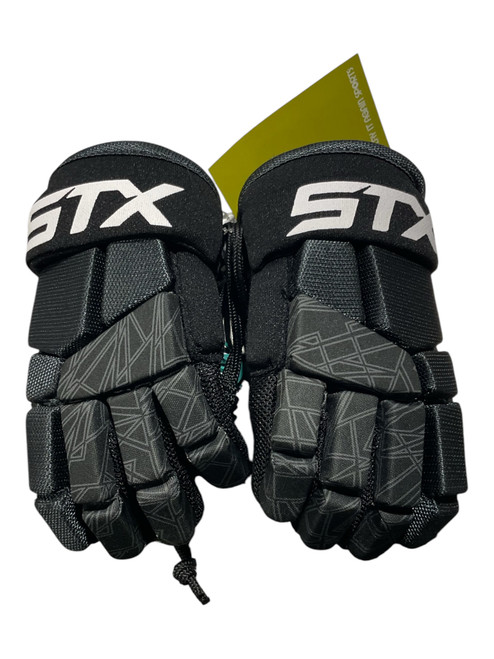 Vist Large View of Product Image Which is Used STX STALLION 75 Lacrosse Gloves Junior Black XS