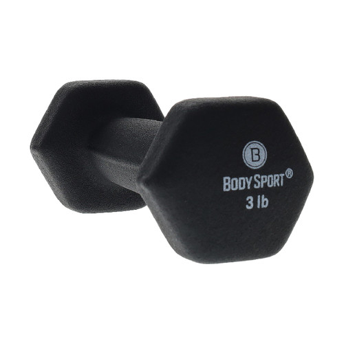Vist Large View of Product Image Which is New 3LB NEOPRENE DB BODY SPORT BLACK