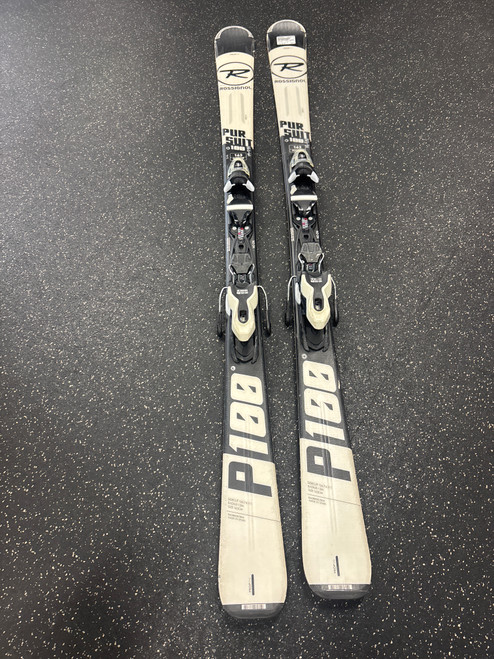 Vist Large View of Product Image Which is Used Rossignol PURSUIT 100 Mens DH Ski/Binding White And Black 163 cm