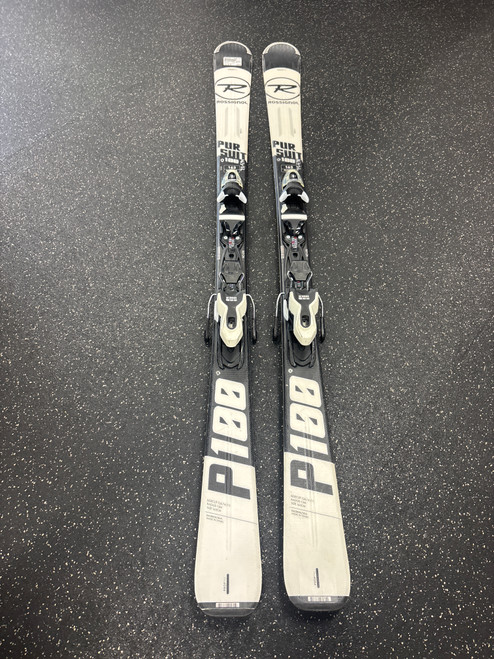 Vist Large View of Product Image Which is Used Rossignol PURSUIT 100 Mens DH Ski/Binding White And Black 163 cm