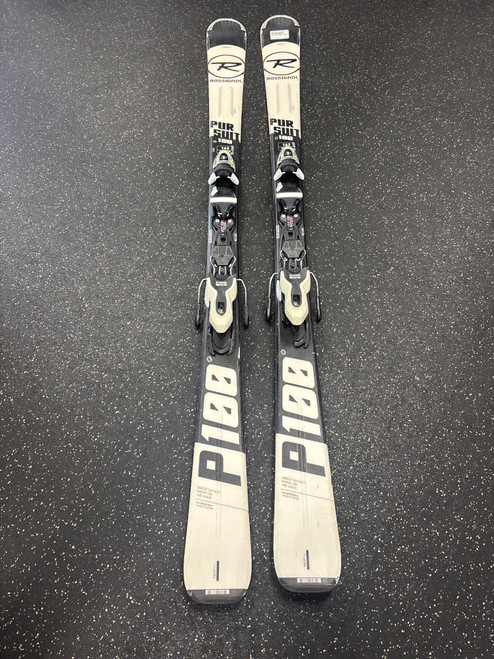 Vist Large View of Product Image Which is Used Rossignol PURSUIT 100 Mens DH Ski/Binding White And Black 163 cm
