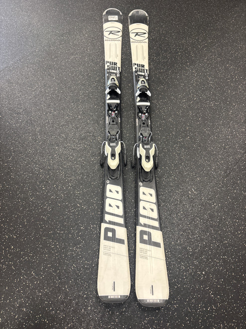 Vist Large View of Product Image Which is Used Rossignol PURSUIT 100 Mens DH Ski/Binding White And Black 163 cm