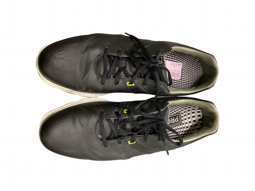 Vist Large View of Product Image Which is Used Foot Joy Mens Golf Shoes Black Senior 10.5