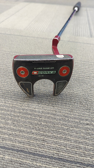 Vist Large View of Product Image Which is Used Odyssey Q WORKS Mens Putter RH