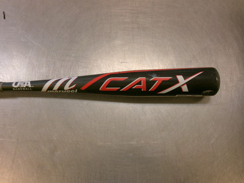 Vist Large View of Product Image Which is Used Marucci CAT X BB/SB USA 2 5/8 Bat 30"