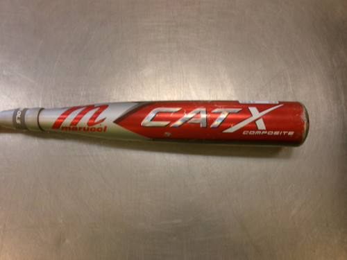 Vist Large View of Product Image Which is Used Marucci CAT X 2 COMPOSITE BB/SB USSSA 2 3/4 Bat 30"