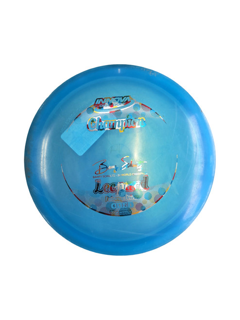 Vist Large View of Product Image Which is Used Innova CHAMION LEOPARD Disc Golf Driver Royal Blue