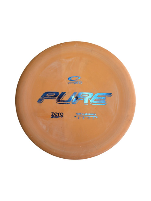 Vist Large View of Product Image Which is Used Latitude 64 PURE Disc Golf Putter Orange