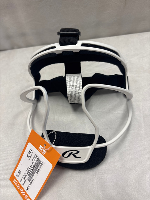 Vist Large View of Product Image Which is Used Rawlings FIELDERS MASK BB/SB Fielders Mask White One Size