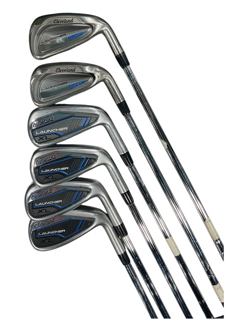 Vist Large View of Product Image Which is Used Cleveland 7-PW XL LAUNCHER 5-6 MAX Mens Iron Set RH 5I-PW