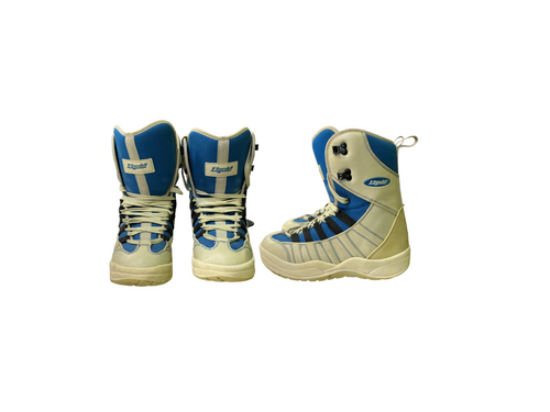 Vist Large View of Product Image Which is Used Liquid BOOTS Mens Snowboard Boots White Senior 9