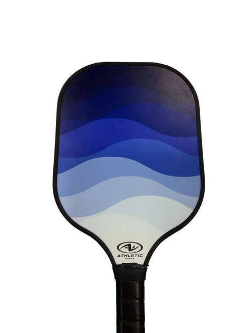 Vist Large View of Product Image Which is Used ATHLETIC WORKS PICKLEBALL PADDLE Pickleball Racquet White/Black/Royal Unknown