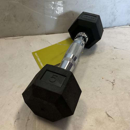 Vist Large View of Product Image Which is Used Inspire Rubber Hex Dumbbell 5 lb