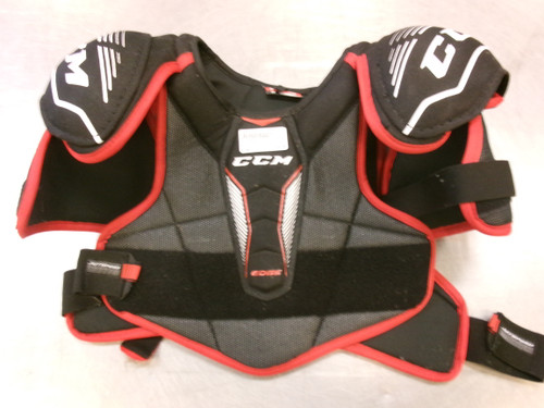 Vist Large View of Product Image Which is Used CCM EDGE Senior Shoulder Pads LG