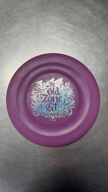 Vist Large View of Product Image Which is Used Discraft OLD ZONE GT Disc Golf Putter Purple