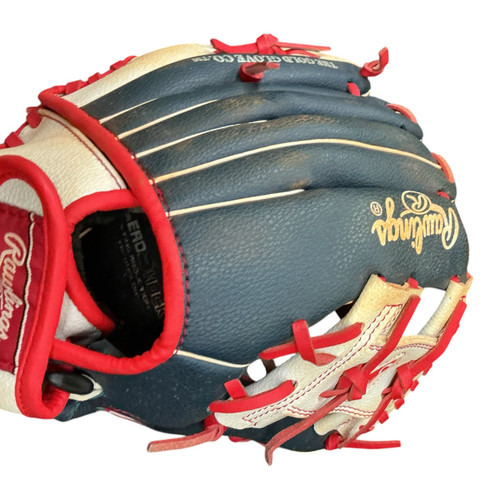 Vist Large View of Product Image Which is Used Rawlings WPL110NWS BB/SB Glove RH Throw None 11"