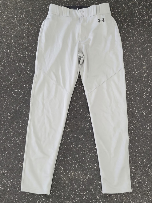 Vist Large View of Product Image Which is Used Under Armour MENS BASEBALL PANTS BB/SB Pant Mens Grey SM