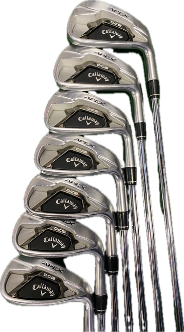 Vist Large View of Product Image Which is Used Callaway APEX DCB 6I-GW/AW Regular Flex Steel Shaft Iron Sets