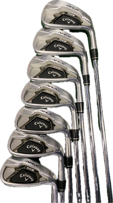 Vist Large View of Product Image Which is Used Callaway APEX DCB 6I-GW/AW Regular Flex Steel Shaft Iron Sets