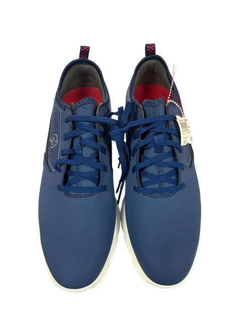 Vist Large View of Product Image Which is Used Foot Joy SUPERLITES XP Mens Golf Shoes Navy Blue Senior 8