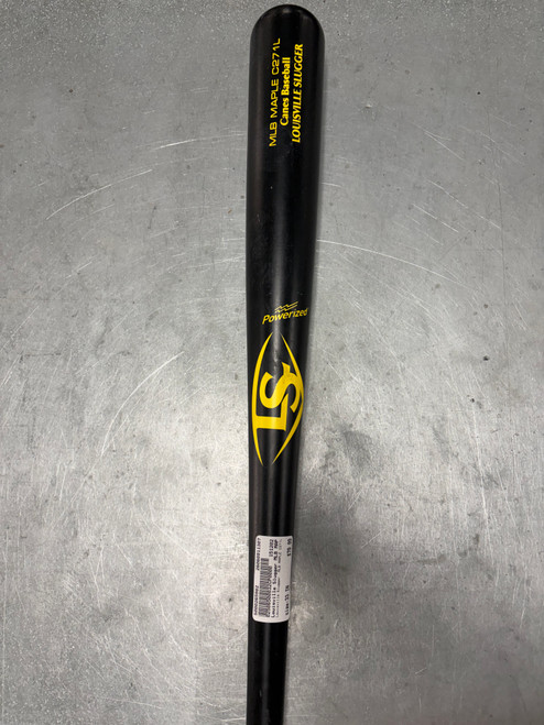 Vist Large View of Product Image Which is Used Louisville Slugger MLB MAPLE C271L BB/SB Wood Bat 33"
