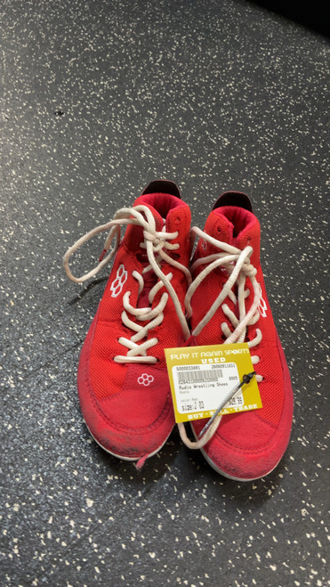 Vist Large View of Product Image Which is Used Rudis Wrestling Shoes Red Junior 03