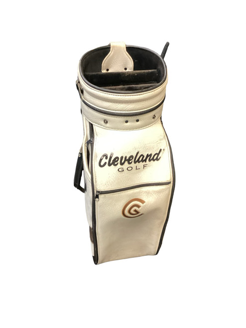 Vist Large View of Product Image Which is Used Cleveland TOUR ACTION CART BAG Mens Cart Bag White