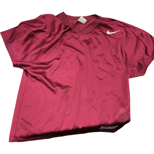 Vist Large View of Product Image Which is Nike PRACTICE JERSEY FB Top Adult Red LG